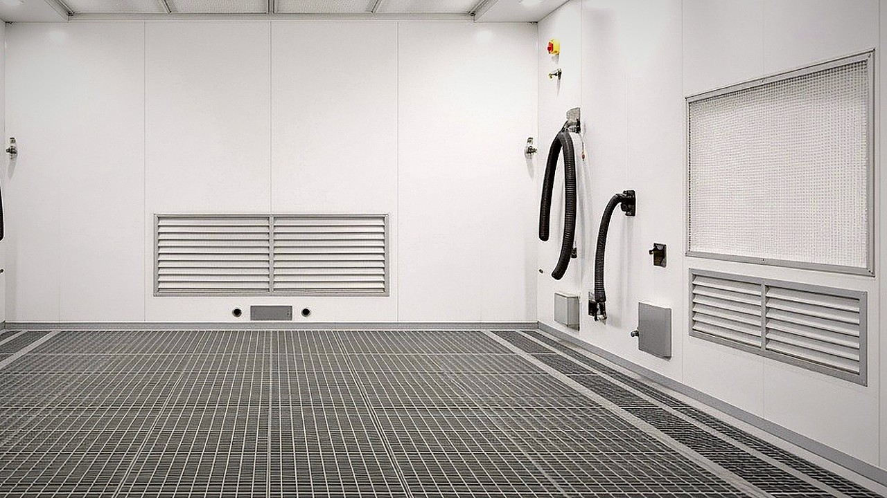 Wasserkabine mit Feuchtigkeitsüberwachungspanel 62% RH und 22,5 ° C